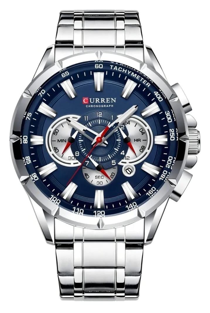 Reloj Curren 8363 + Gafas Wayfarer Negra
