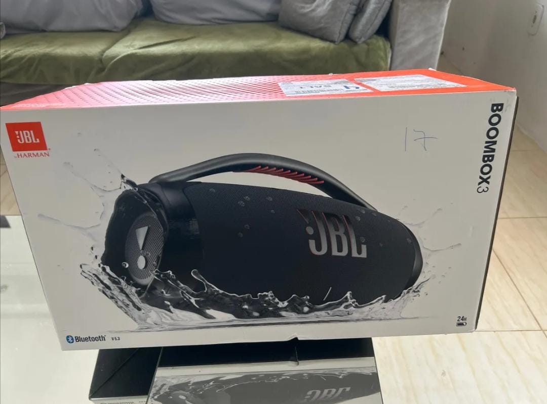 Parlante Boombox 3 Bluetooth Negro JBL