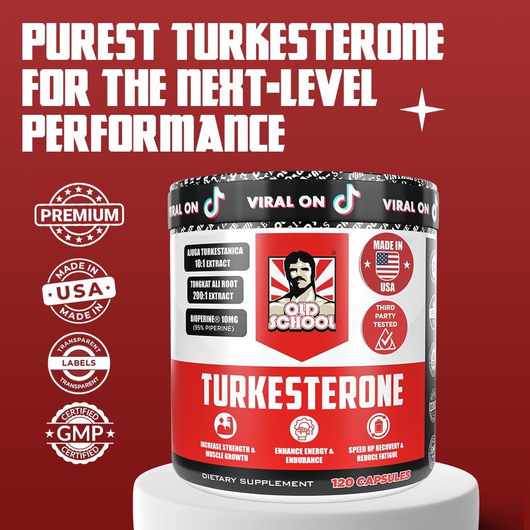 Turkesterona 1500 mg Potencia Máxima 120 Cápsulas